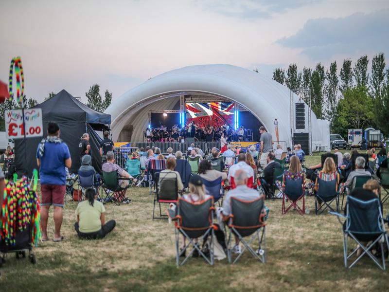 Inflatable Stage Cover Hire