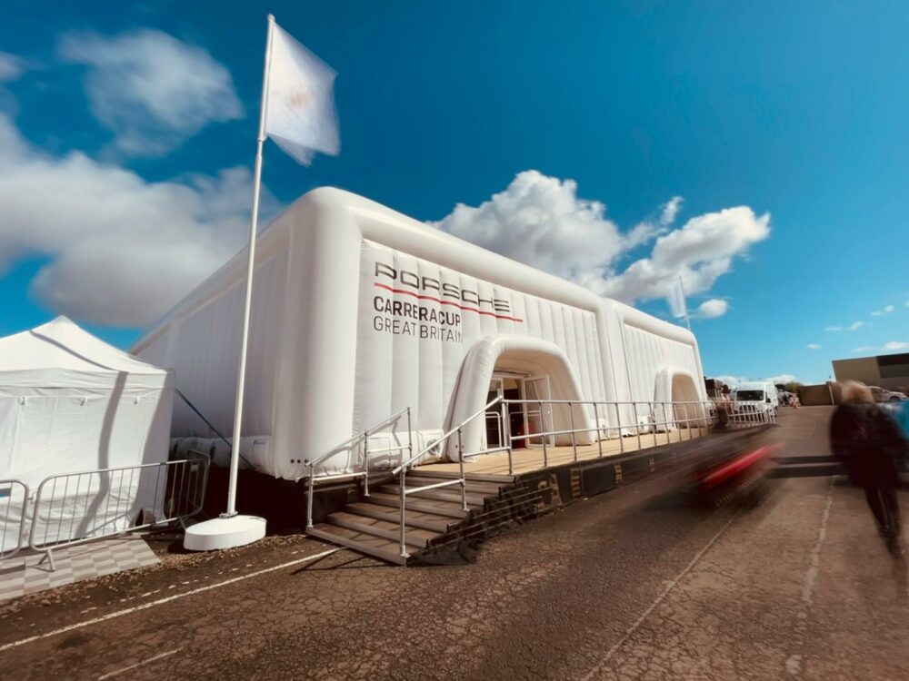 Temporary Inflatable Structure - Porsche