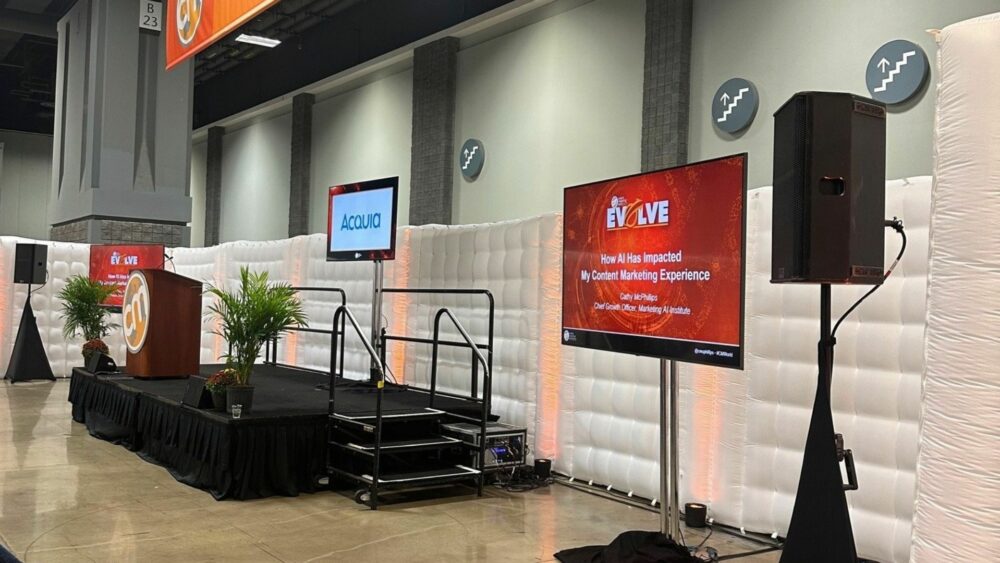 Inflatable Walls at Content Marketing World - Informa Connect