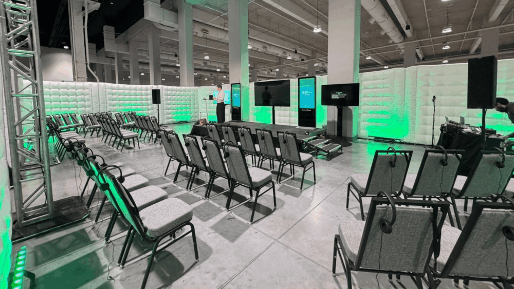 Evolution Dome Inflatable Walls at Event Tech - Live Vegas 2024