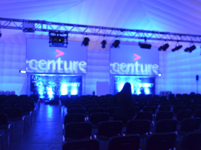 Inflatable Event Cube