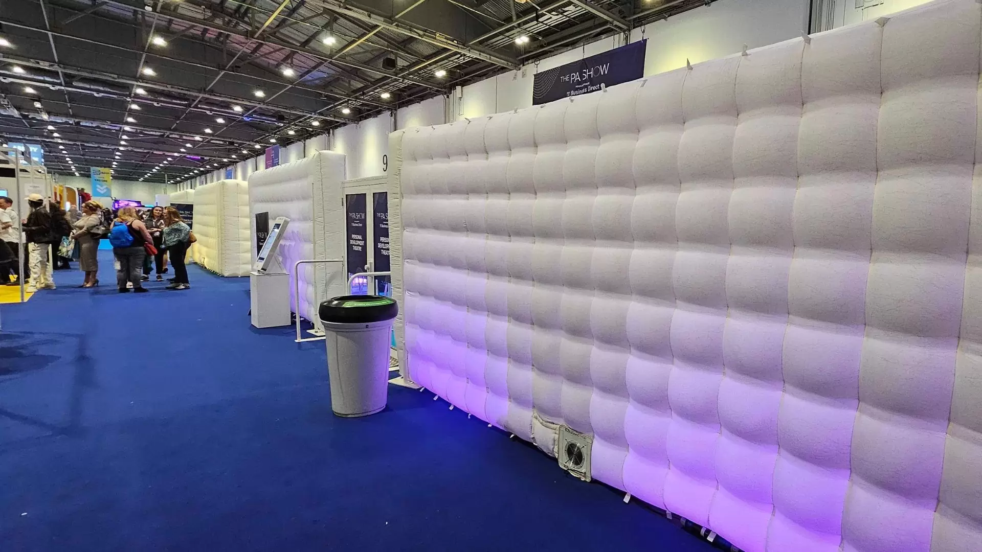 Inflatable office walls